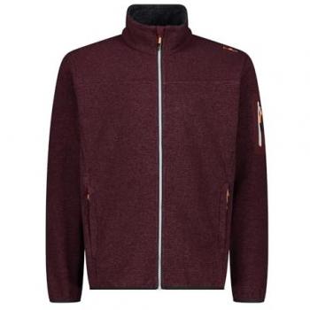 Cmp Burgundy Fleece Pullover Male 38h2237