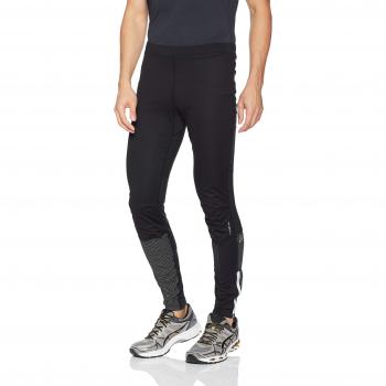 CRAFT Urban Run Thermal Wind - Mallas de Running para Hombre, Hombre, Color Negro Mate/Plateado, tamaño FR: L