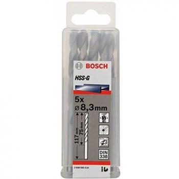 Bosch HSS-G Drill Bit 8.3mm Pack of 5