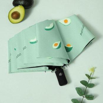 Paraguas plegable Fruit para mujer, sombrilla con protección solar y lluvia