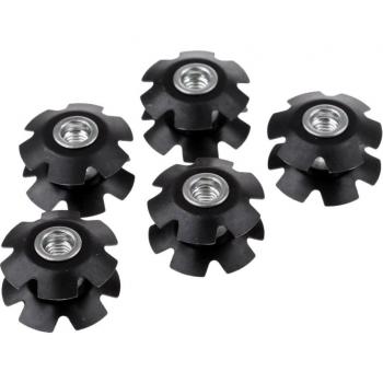 5Pcs Set Star Bike Headset Top Cap Replacement for 1 1/8 Stunt Scooter