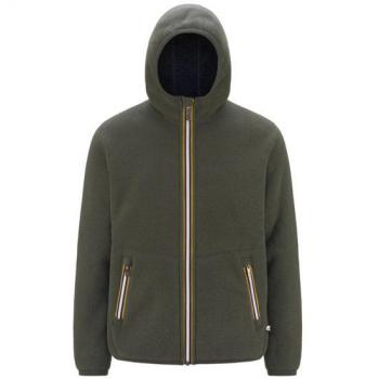 K-Way Pile con Cappuccio Jack Sherpa Polar Double - Giacca Uomo