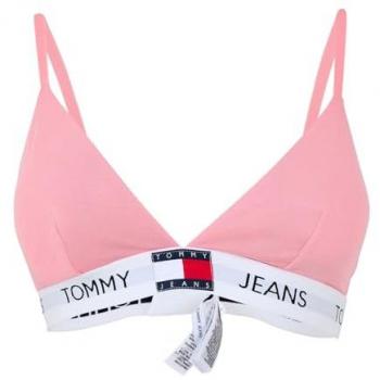 Tommy Jeans Heritage Cotton Bra - Tickled Pink