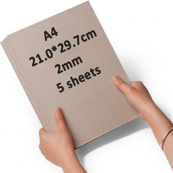 Carton gris pour bricolage
