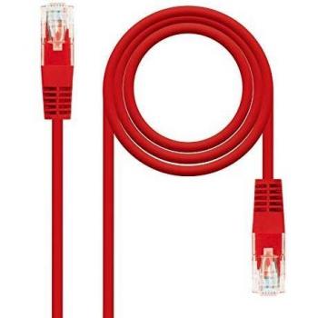 Cable de Red Rígido UTP Categoría 6 NANOCABLE Rojo