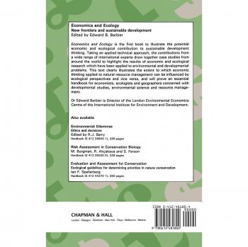 Economics and Ecology