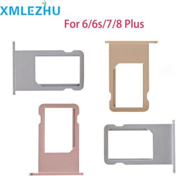 10Pcs iPhone SIM Card Tray Holder Replacement for iPhone 6, 6S, 7, 8 Plus