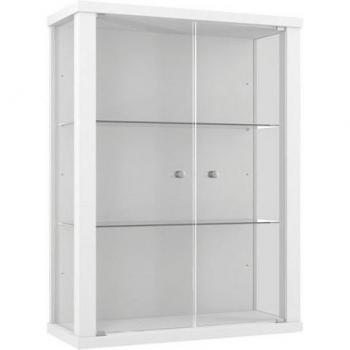 Stilvolle Glasvitrine C1012 (80x60x25 cm) hängend