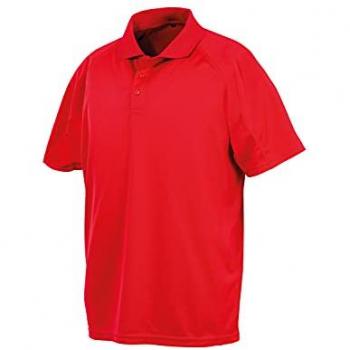 Spiro Impact Performance Air Cool Polo L Red