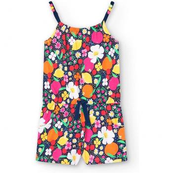 Mono de punto con estampado de frutas para niña Boboli