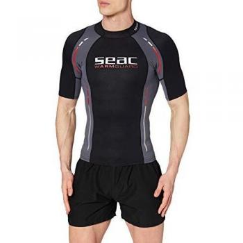 Seacsub T-shirt à Manches Courtes Titanium Noir M