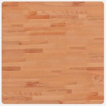 VidaXL Square Table Top (70x70x1.5 cm) in Solid Wood Beech
