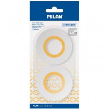Cinta doble cara 15 mm x 10 m blíster 2 unidades