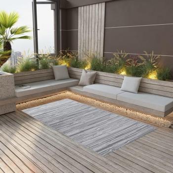 Tappeto Esterno Grigio 160x230 cm in Polipropilene