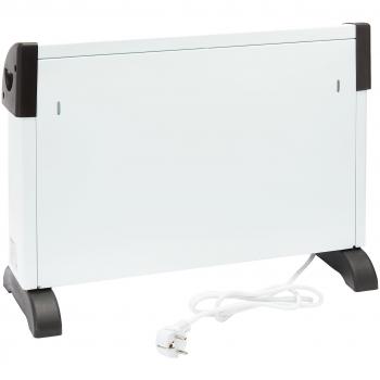 Termoconvettore elettrico da pavimento Zephir ZCV2000M, 3 Potenze 750W-1250W-2000W, Termostato regolabile, Bianco