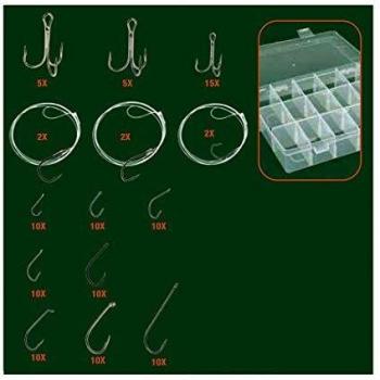 Fishing Hook Set 111 Pieces with Accessories
