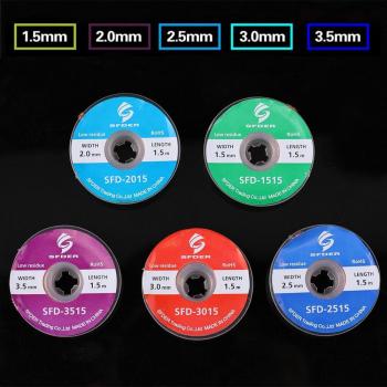 BGA Desoldering Wire Bundle – 1.5/2.0/2.5/3.0/3.5 mm (Dual Pack)