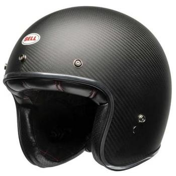 Bell Custom 500 Carbon Solid Casco Jet - Carbono (M)