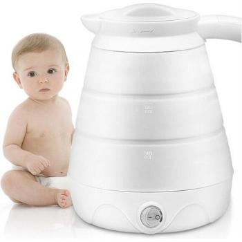 0.6L Siliconen Waterkoker voor Warm Water en Thee