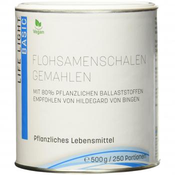 FLOHSAMENSCHALEN gemahlen Pulver 500 g
