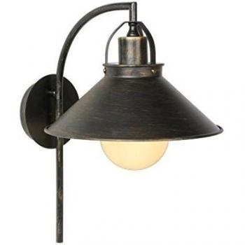Berkley Lucide Wandlampen E27 Metallschirm Rust – 31220/01/97