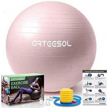 Palla Pilates Anti-Scoppio 45cm/55cm/65cm/75cm/85cm con pompa rapida per fitness, yoga e pilates
