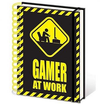 Quaderno Gamer At Work: -A5 Wiro Notebook
