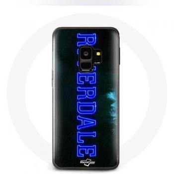 Copriplasto Samsung Galaxy S9 Plus Riverdale Logo Blu