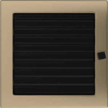 Griglia di Aerazione Decorativa 22x22 placcata oro con tapparelle