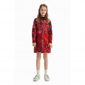 Desigual Alonso Vestito Rosso per Bambine