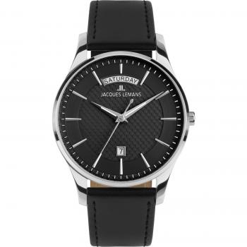 Jacques Lemans Herrenuhr London mit analoger Anzeige