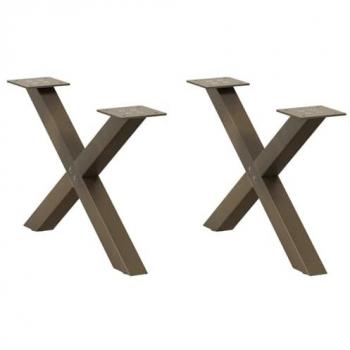 Acciaio X‑Style – Stazioni per tavolino da caffè (2 unità) 50×30,5 cm