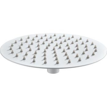 IMEX RDN003/BL Rociador para ducha de diseño extraplano y moderno con un acabado blanco mate Ø30 Imex