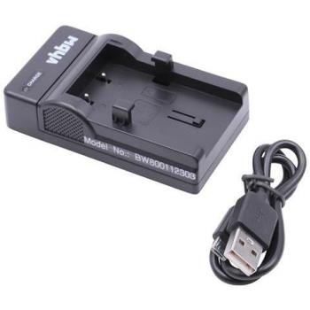 Chargeur portable USB VHbw compatible avec batteries Sanyo Xacti VPC‑J1 EX, VPC‑J2 EX, VPC‑AZ3 EX