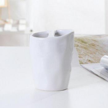 Bathroom Essentials Set with Soap Dispenser and Toothbrush Holder