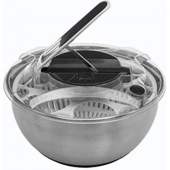Prensa de Alho Profissional - Inox 27,4 x 16,5 cm