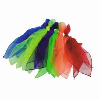 PLAYM8 Dance and Juggling Scarves 6 Pack 1.8m