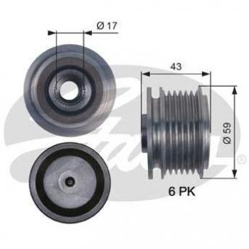 Alternator Freewheel Clutch DriveAlign® OAP7112