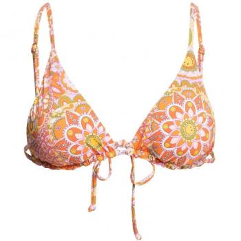 Top de bikini de mujer Billabong Good Times Triángulo Multicolor con Copas Múltiples