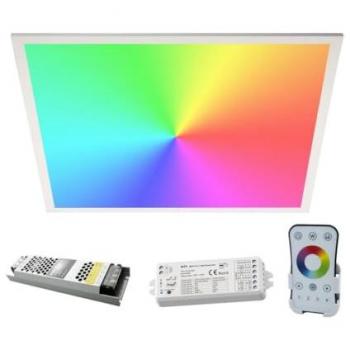 Kit de Panel LED Ultra Delgado 94W con Control Smart Wifi 24V, RGB+RGBW, Alexa & Google