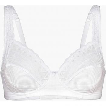 Reggiseno senza ferretto lov ring jacquard, bianco. Medio sostegno. 2B
