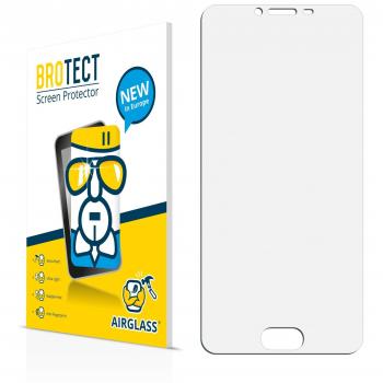 Brotect Hybrid-Glass Screen Protector Film for Meizu M3s - 9H Glass-Foil Protection