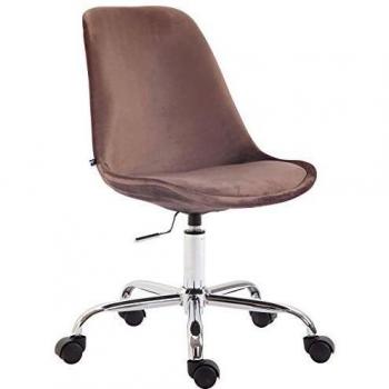 Sedia Studio Toulouse in Velluto Marrone