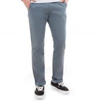 Vans - Pantalón Auténtico Chino Estiramiento Tormenta Climática (Cintura 36 = EU 50, Gris)