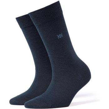 Burlington Calcetines Mujer BLOOMSBURY - Lana virgen, Liso, Logotipo, Talla única, 36-41