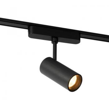 QAZQA Modern Black 1-Phase Spotlight 9W 3000K – Magnetic Gert