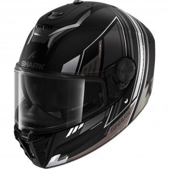 Casco De Moto Integral Spartan RS Byrhon Shark Negro