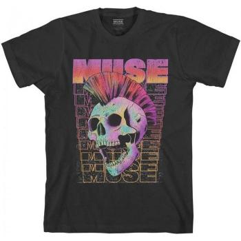 Muse Unisex Adult Mohawk Cotton T-Shirt M black