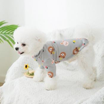Cute Cotton Dog T-Shirt for Small Breeds