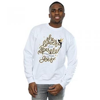 Disney Herren Tinkerbell Sweatshirt mit Sternen